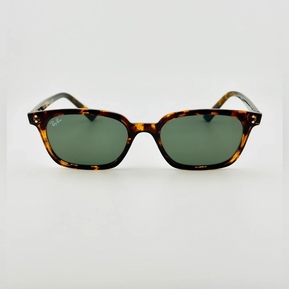 Ray-Ban Sunglasses RB4456 Zaya Bio Based Polished Havana Frame Gray Lens UNISEX! - Picture 7 of 14